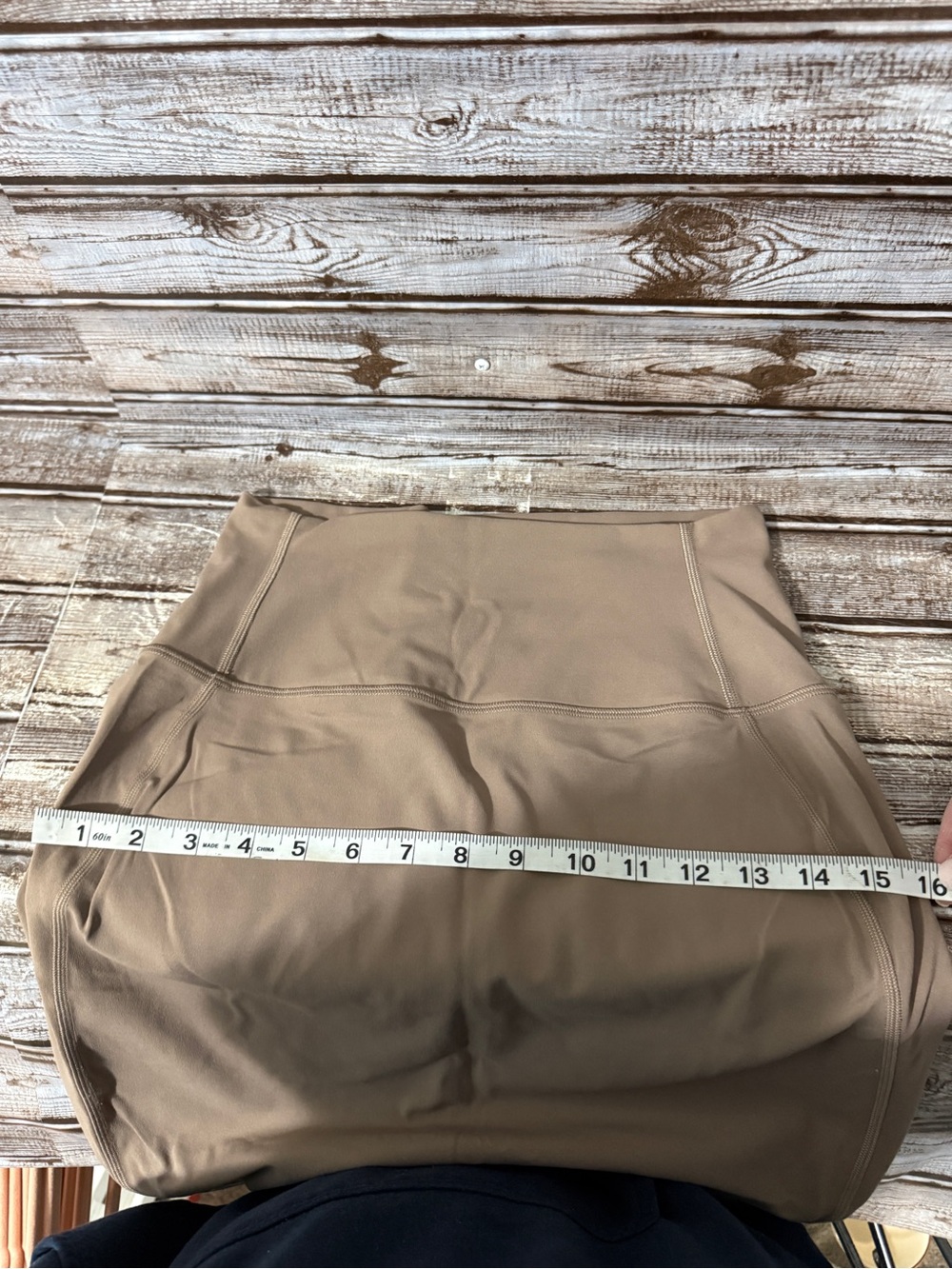 Lululemon Nulu Slim Fit High Rise Skirt in Taupe Brown see description size sm - Picture 6 of 6